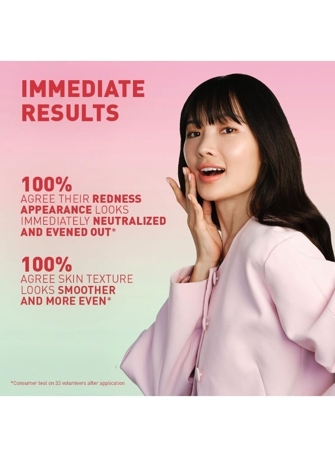 اربوريان إربوريان سي سي ريد كوريكت للعناية بالبشرة، أول مصحح لون أخضر مع مستخلص نبات السنتيلا الآسيوية، مصحح لون مضيء مع تغطية للاحمرار، عامل حماية من الشمس 25، سيكا، منتجات العناية بالبشرة الكورية - Image 4